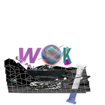 Резиденція WOK - collaborative pot. Логотип-лінк
